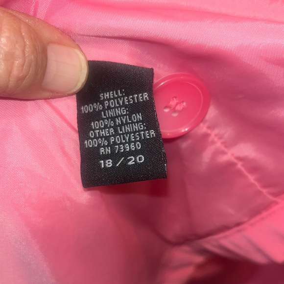 Avenue Vintage Women’s Pink Rain Coat☔️ NWOT - Picture 10 of 11